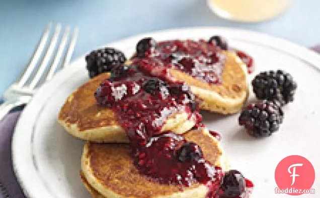 Whole-wheat Pancakes With Berry Compote