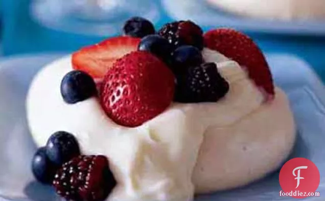 Fresh Berry Pavlovas