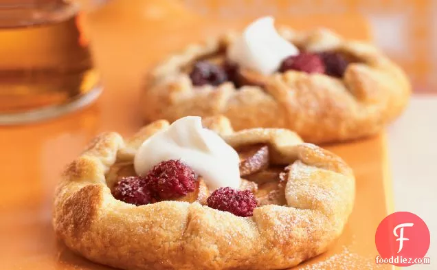 Peach and Berry Croustades