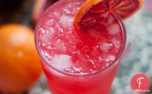 Blood Orange French 75 Cocktail Recipe
