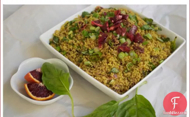 Quinoa With Blood Orange And Basil