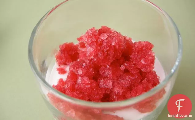 Blood Orange, Tangerine And Cardamom Granita