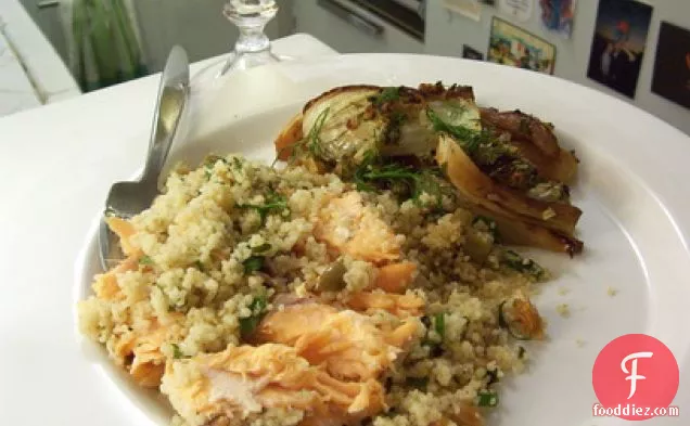 Salmon In A Couscous Crust