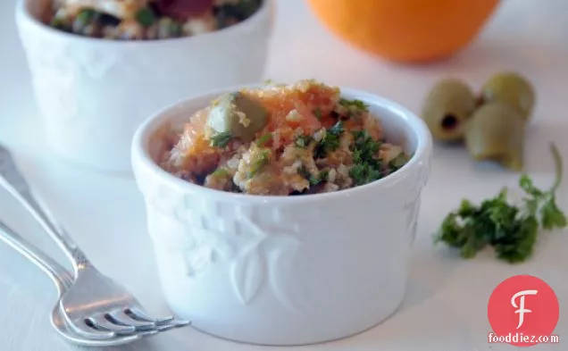 Millet Tabouli With Cara Cara Oranges And Green Olives