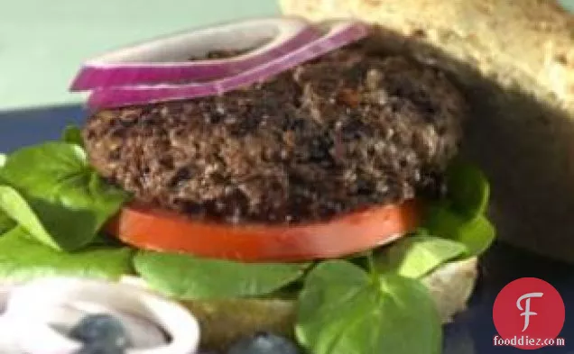 Blueberry-beef Burgers
