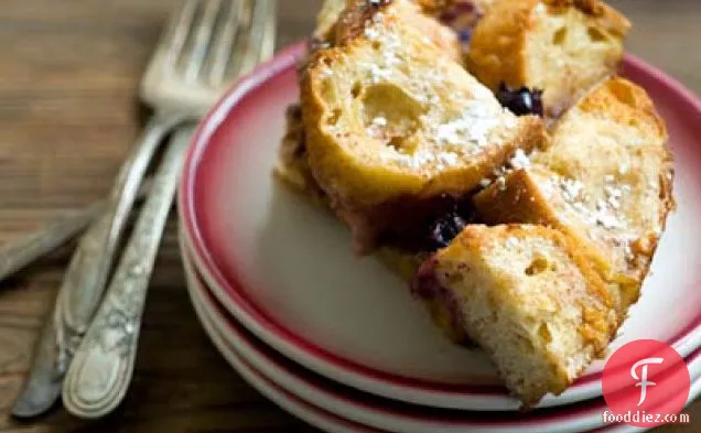 French Toast Casserole With Blueberries And Sausage