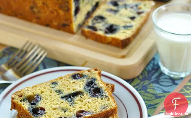 Blueberry-oat Quick Bread
