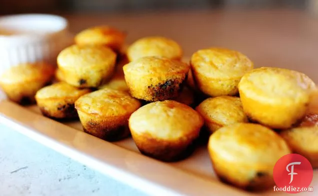 Blueberry Corn Mini-Muffins