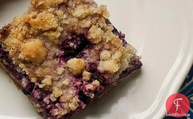 Cherry-blueberry Crumb Bars