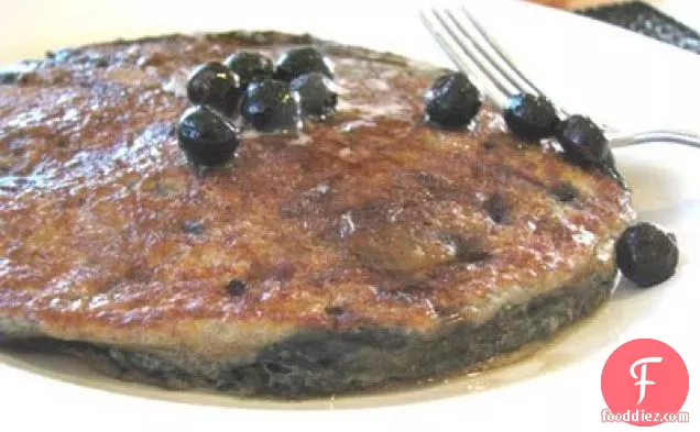 Healthy Whole Wheat Blueberry Buttermilk Pancakes