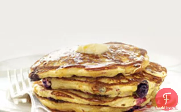 Blueberry-cornmeal Pancakes