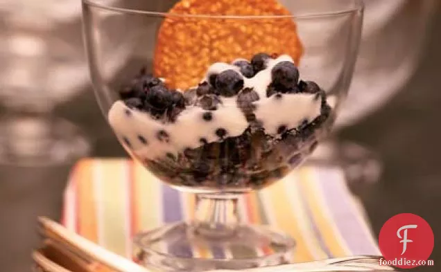 Blueberries and Chilled Cream