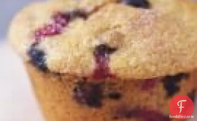 Blueberry-cornmeal Muffins