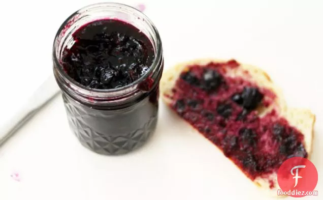 Mint-infused Blueberry-lime Jam