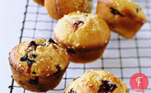 Blueberry-cornmeal Muffins
