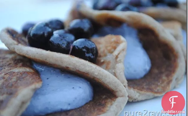Blueberry Cannolis Pancakes