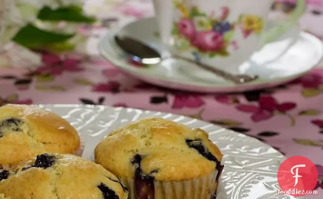 Maple Syrup Blueberry Muffins