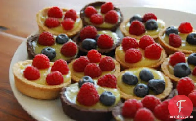 Lime Tarts With Fresh Berries