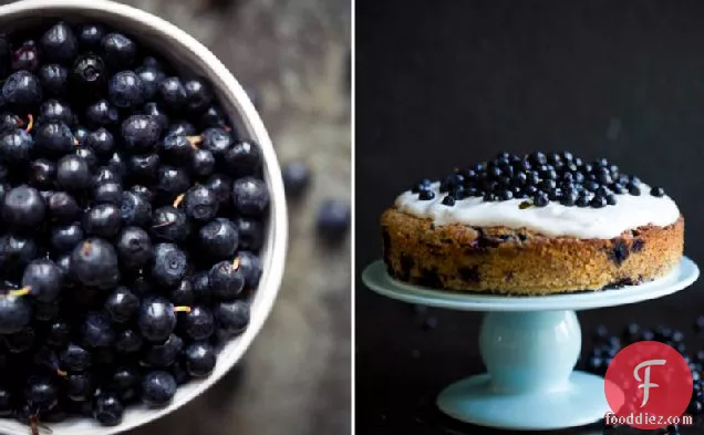Blueberry, Lemon, Poppy Seed & Almond Cake