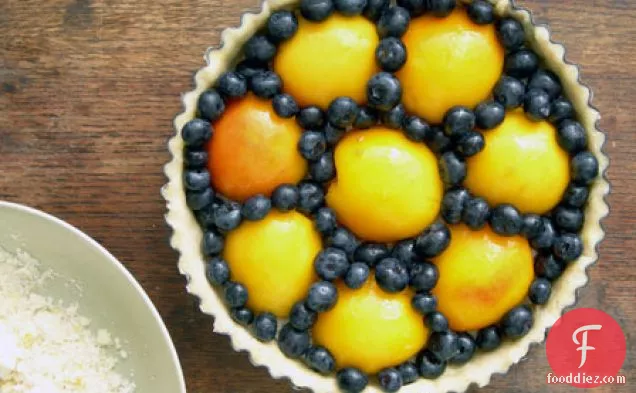 Peach And Blueberry Pie