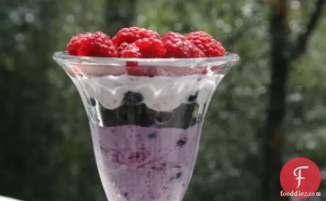 Raspberry-blueberry Parfaits With Greek Yogurt