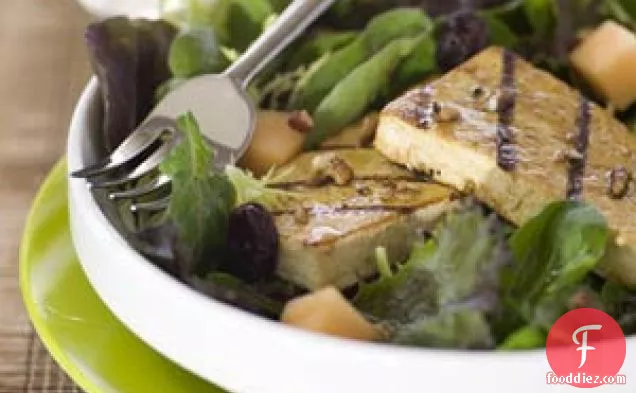 Grilled Tofu And Melon Salad