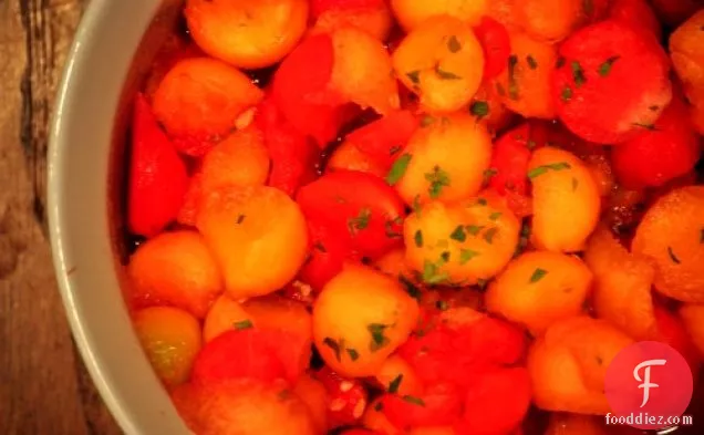 Crimson Melon N’ Raisin Salsa
