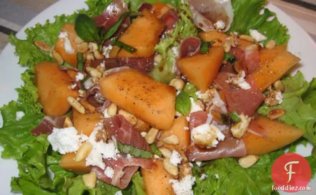 Melon Salad With Prosciutto And Goats Cheese