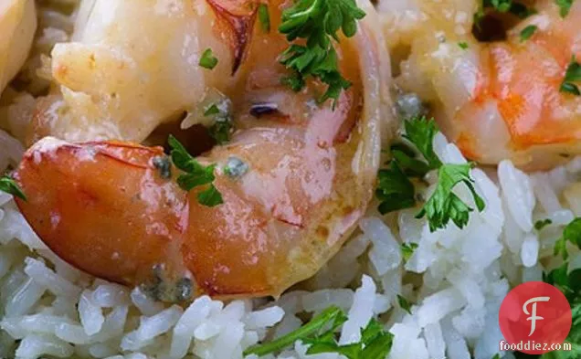 Shrimp In Gorgonzola Sauce