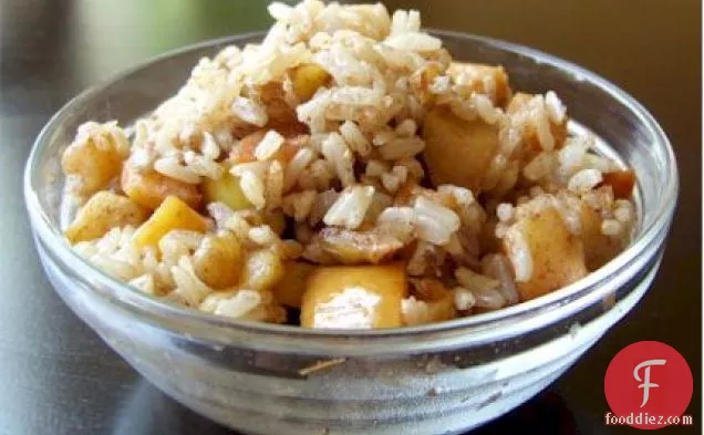 Nutty Apple Cinnamon Breakfast Rice