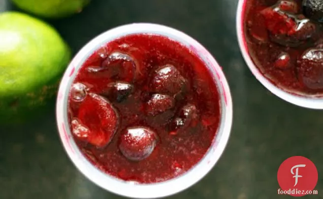 Sweet Cherry Lime (freezer) Jam