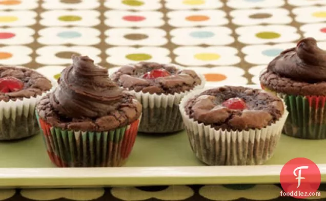 Chocolate-Covered Cherry Cups
