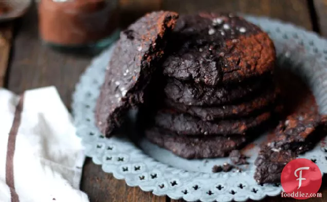 Black Bean Chocolate Chili Cherry Cookies