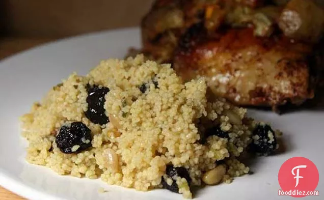 Couscous With Sour Cherries And Pine Nuts