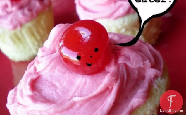 Grandpa’s Pink Cherry Patch Cupcakes