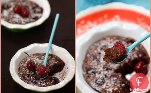 Chocolate And Cherry Clafoutis