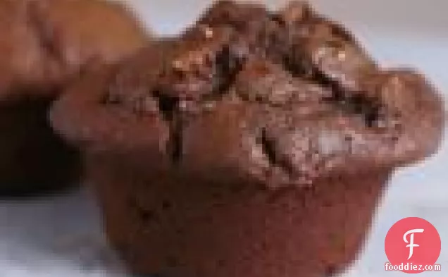सूखे चेरी-चॉकलेट मफिन