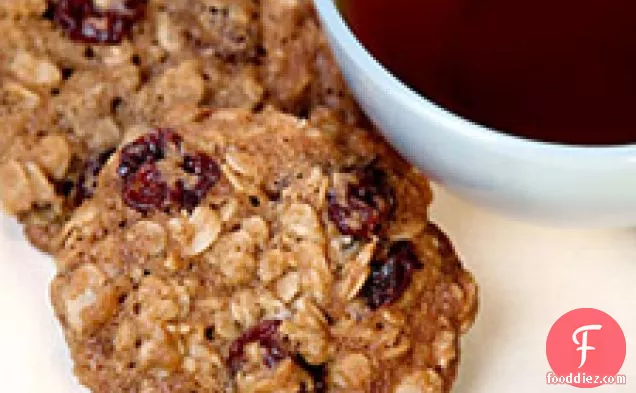 Chewy Cherry-oatmeal Cookies