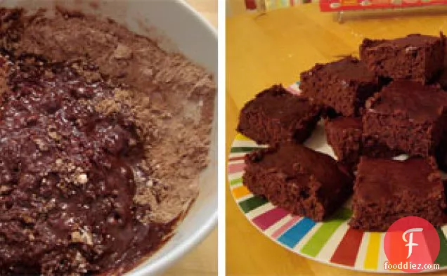 Cooking From The Glossies: Dark Chocolate And Cherry Brownies