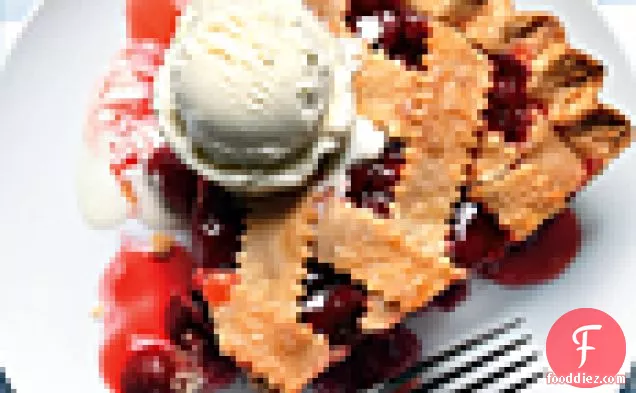 Classic Sour Cherry Pie with Lattice Crust