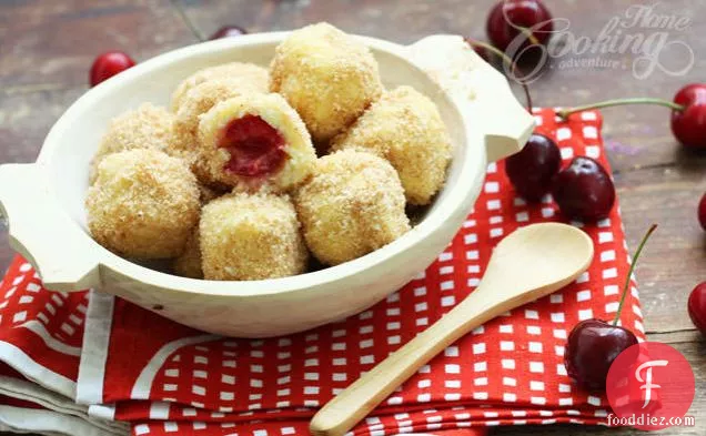 Cherry & Sweet Cheese Dumplings