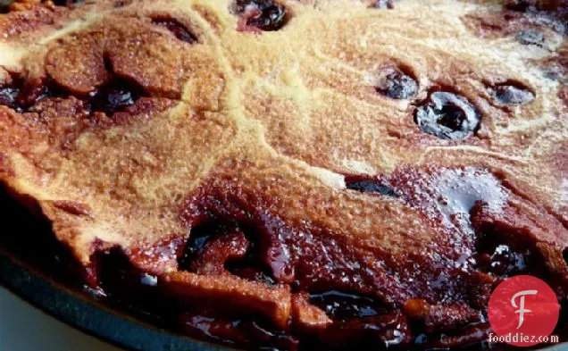 Dutch Baby With Caramelized Cherries