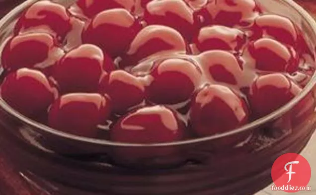Cherry-crowned Cocoa Pudding