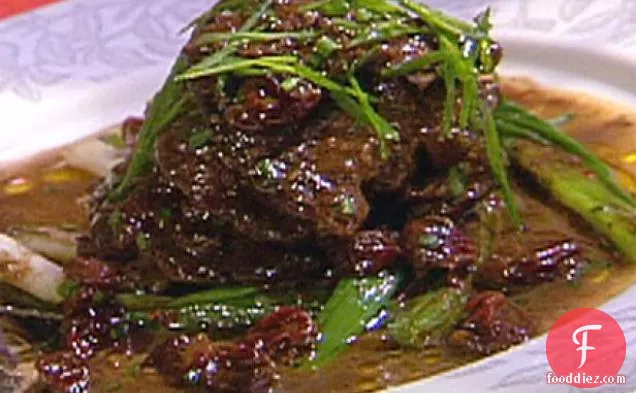 Duck Scaloppine with Dried Cherries and Grappa