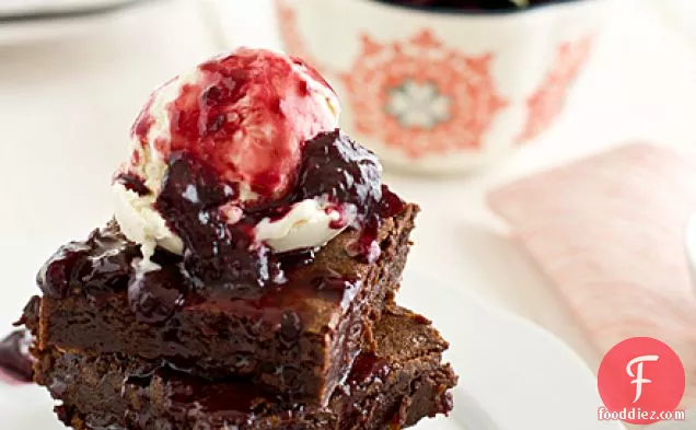 Cherry Lambic Brownies