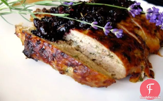 Turducken Meatloaf With Cherry Compote