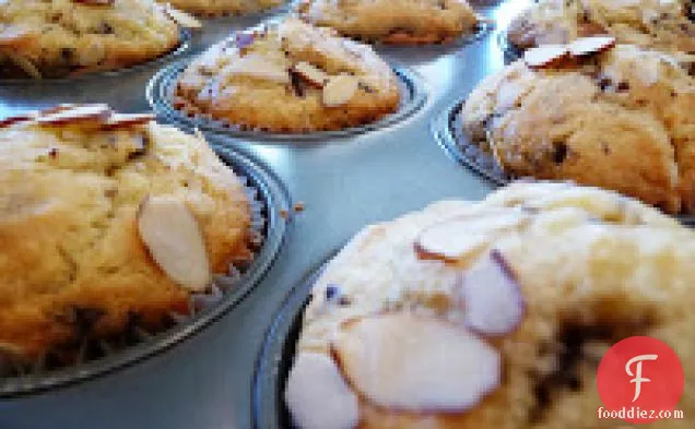 Cherry Chocolate Almond Muffins