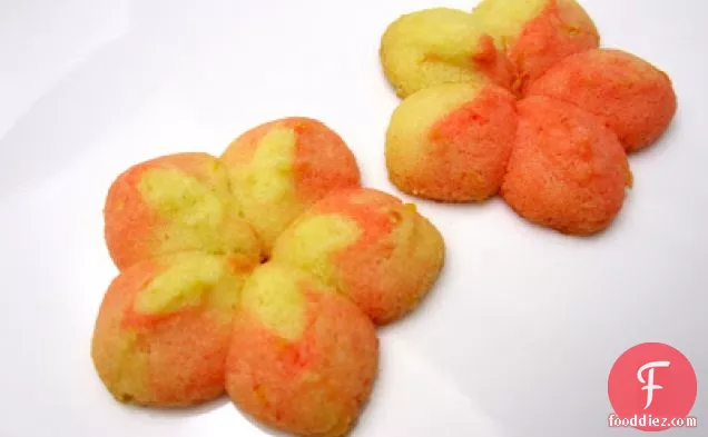Cherry Blossom Lemon Spritz Cookies