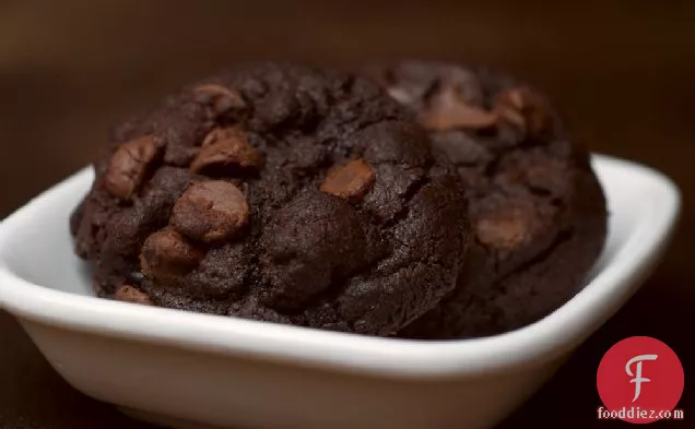 Double Dark Chocolate Cherry Cookies
