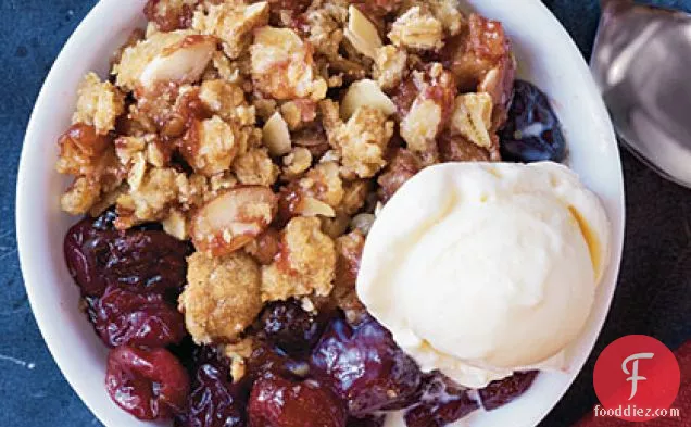 Cherry-Almond Crisp